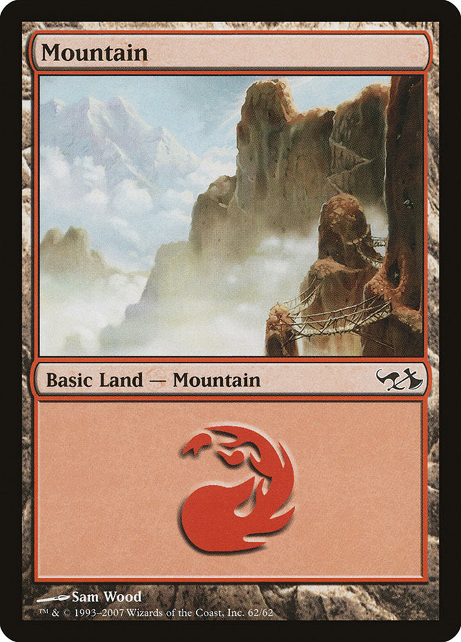 Mountain (62) [Duel Decks: Elves vs. Goblins] | Shuffle n Cut Hobbies & Games