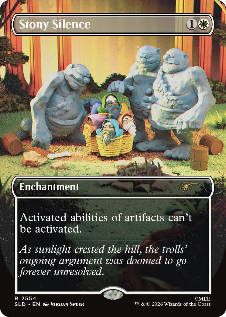 Stony Silence [Secret Lair Drop Series] | Shuffle n Cut Hobbies & Games