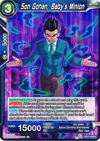 Son Gohan, Baby's Minion (BT11-035) [Vermilion Bloodline] | Shuffle n Cut Hobbies & Games