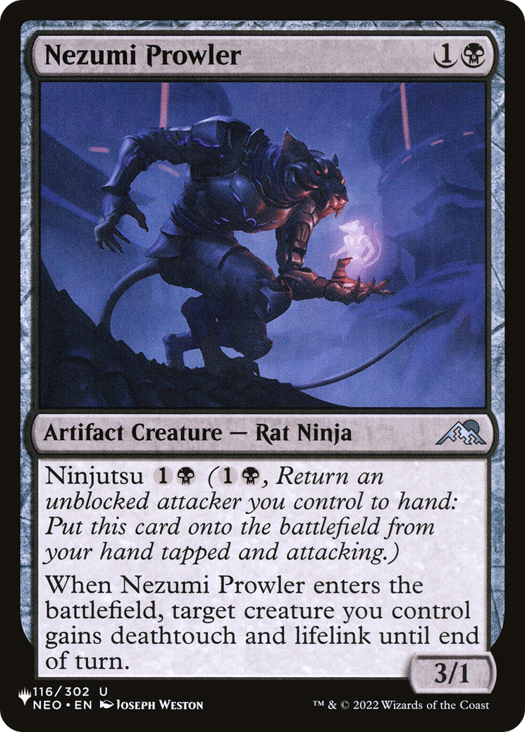 Nezumi Prowler [The List] | Shuffle n Cut Hobbies & Games