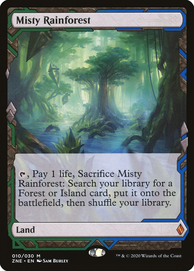 Misty Rainforest (Expeditions) [Zendikar Rising Expeditions] | Shuffle n Cut Hobbies & Games