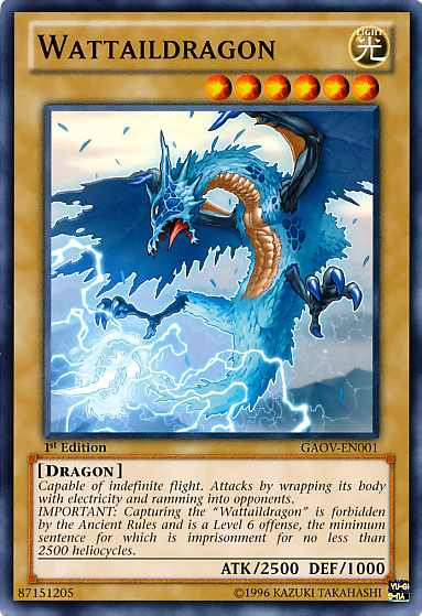 Wattaildragon [GAOV-EN001] Common | Shuffle n Cut Hobbies & Games