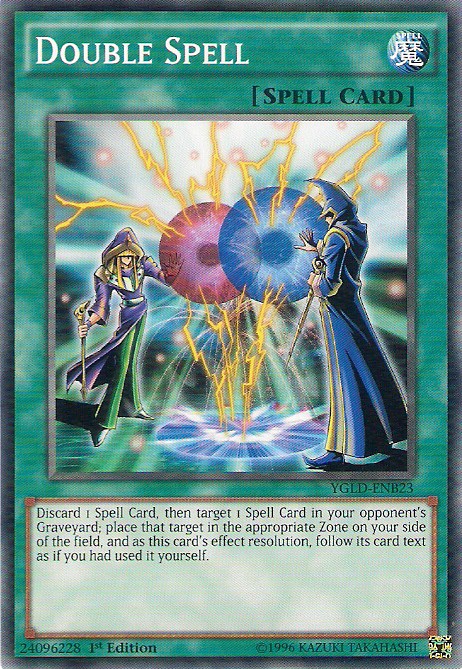 Double Spell [YGLD-ENB23] Common | Shuffle n Cut Hobbies & Games