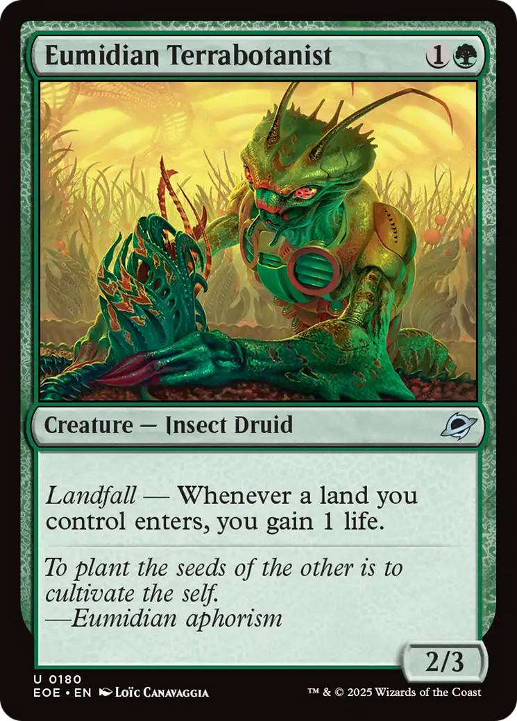 Eumidian Terrabotanist [Edge of Eternities] | Shuffle n Cut Hobbies & Games