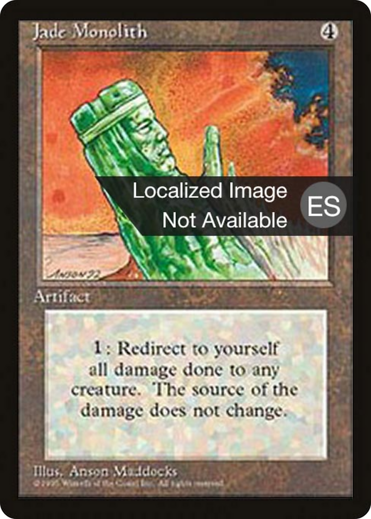 Jade Monolith [Fourth Edition Foreign Black Border] | Shuffle n Cut Hobbies & Games