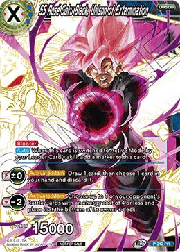 SS Rose Goku Black, Unison of Extermination (Gold Stamped) (P-212) [Promotion Cards] | Shuffle n Cut Hobbies & Games