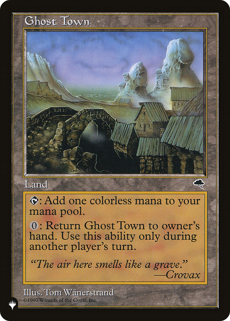 Ghost Town [The List] | Shuffle n Cut Hobbies & Games