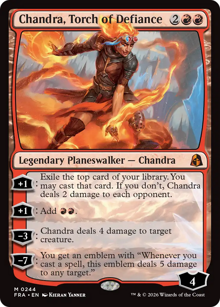 Chandra, Torch of Defiance [Reality Fracture] | Shuffle n Cut Hobbies & Games