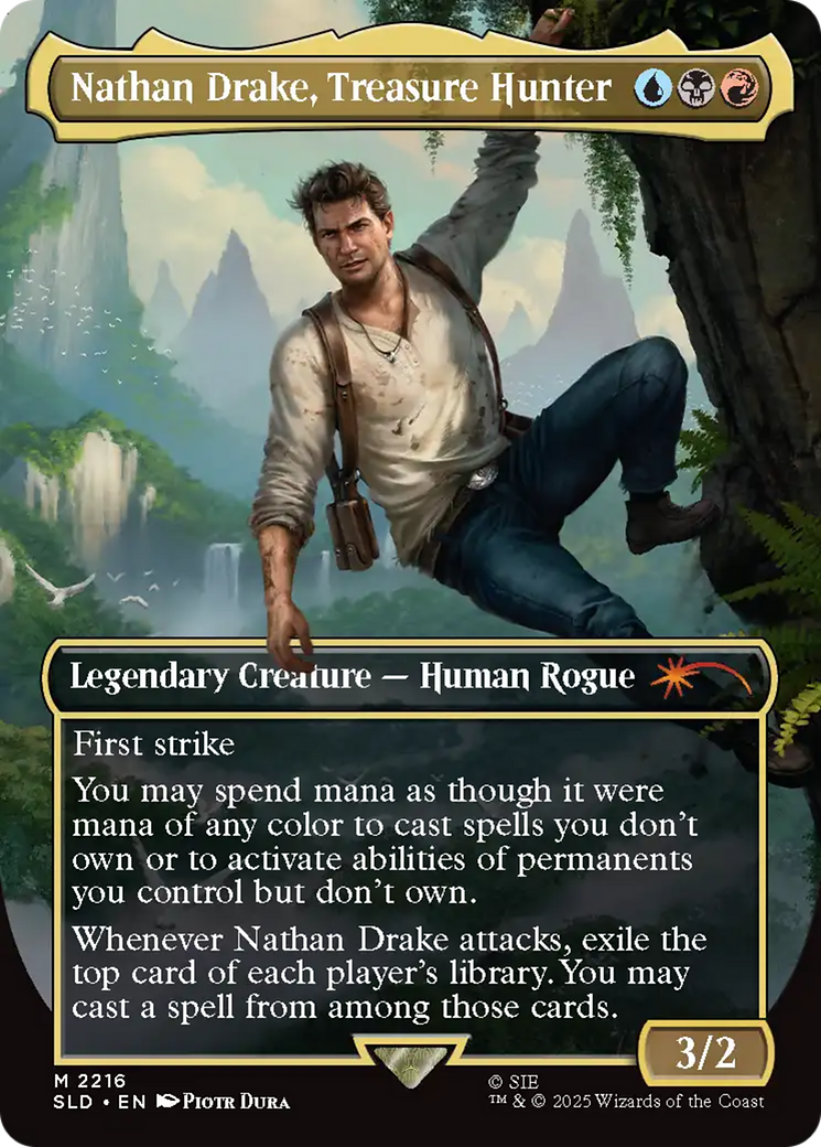Nathan Drake, Treasure Hunter [Secret Lair Drop Series] | Shuffle n Cut Hobbies & Games