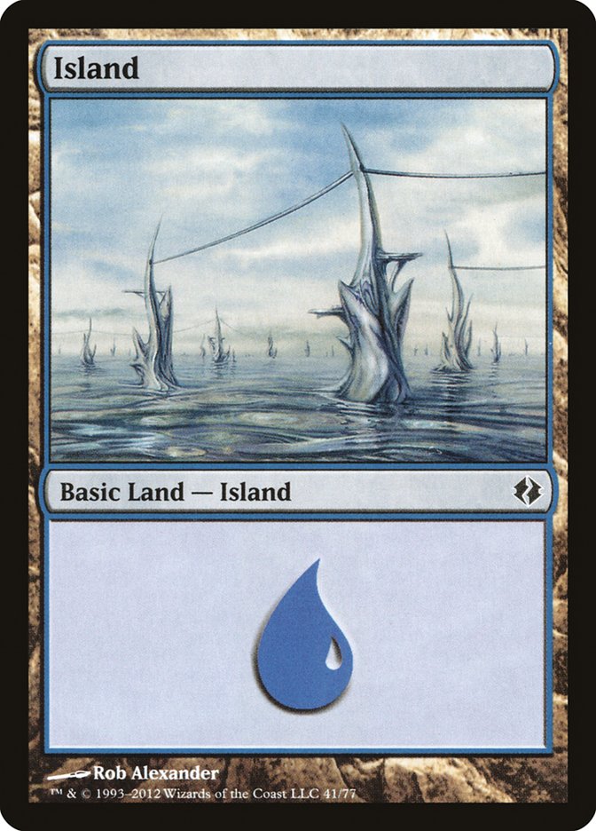 Island (41) [Duel Decks: Venser vs. Koth] | Shuffle n Cut Hobbies & Games