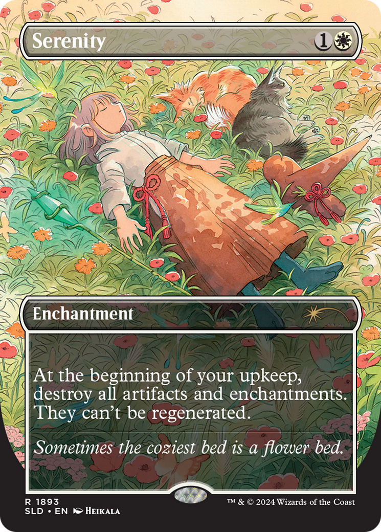 Serenity (Rainbow Foil) [Secret Lair Drop Series] | Shuffle n Cut Hobbies & Games