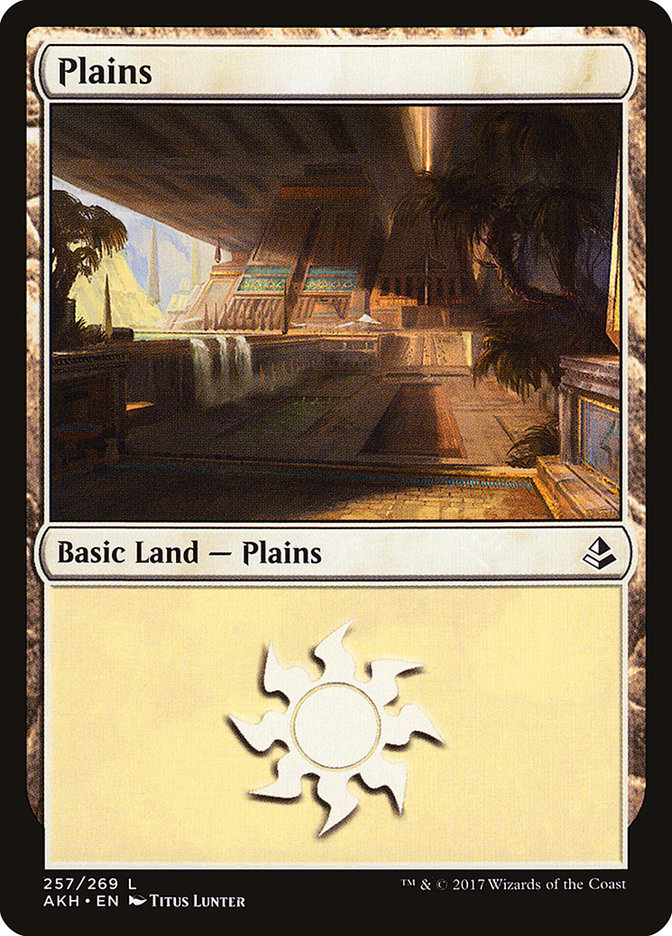 Plains (257) [Amonkhet] | Shuffle n Cut Hobbies & Games