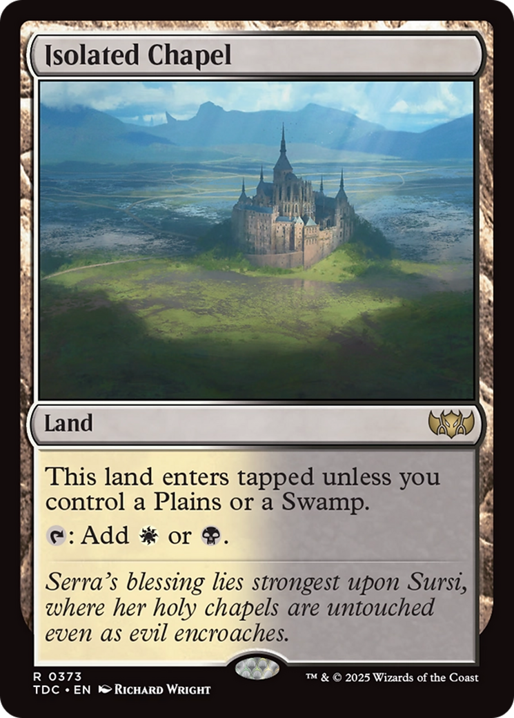 Isolated Chapel [Tarkir: Dragonstorm Commander] | Shuffle n Cut Hobbies & Games