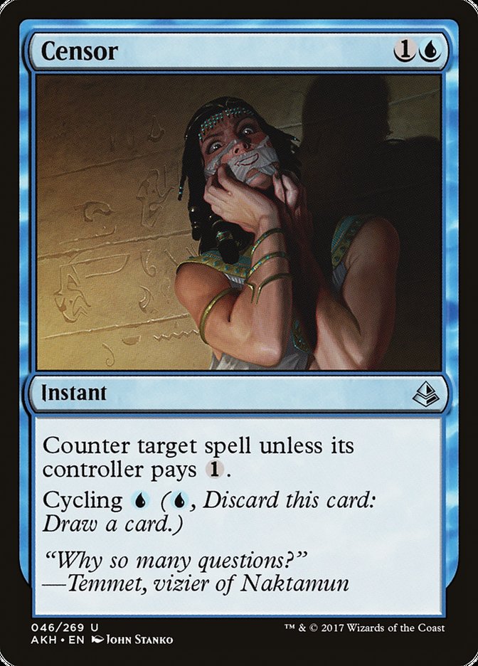 Censor [Amonkhet] | Shuffle n Cut Hobbies & Games