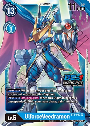 UlforceVeedramon [BT2-032] (DC-1 Grand Prix) [Release Special Booster Promos] | Shuffle n Cut Hobbies & Games