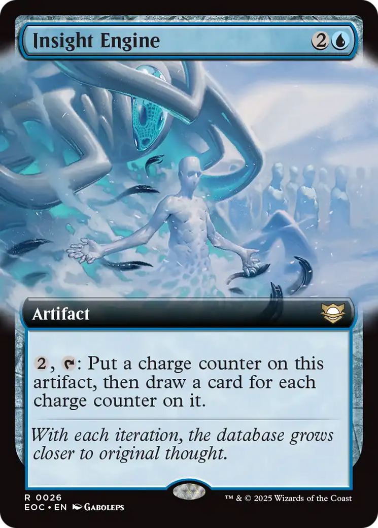 Insight Engine (Extended Art) [Edge of Eternities Commander] | Shuffle n Cut Hobbies & Games