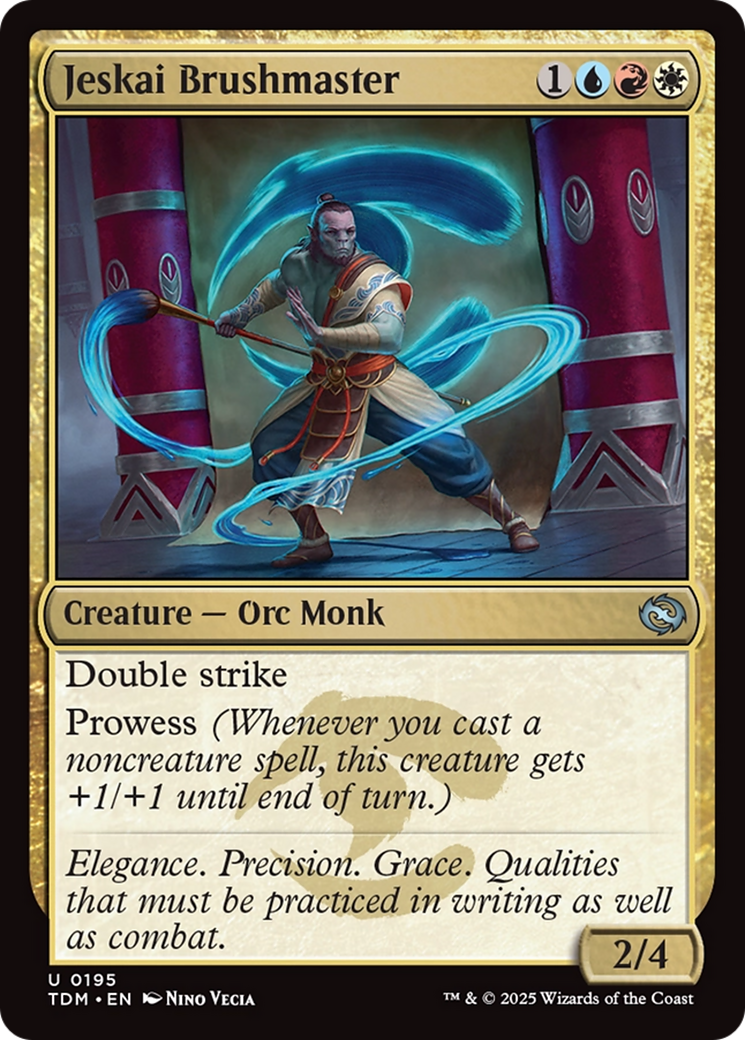 Jeskai Brushmaster [Tarkir: Dragonstorm] | Shuffle n Cut Hobbies & Games