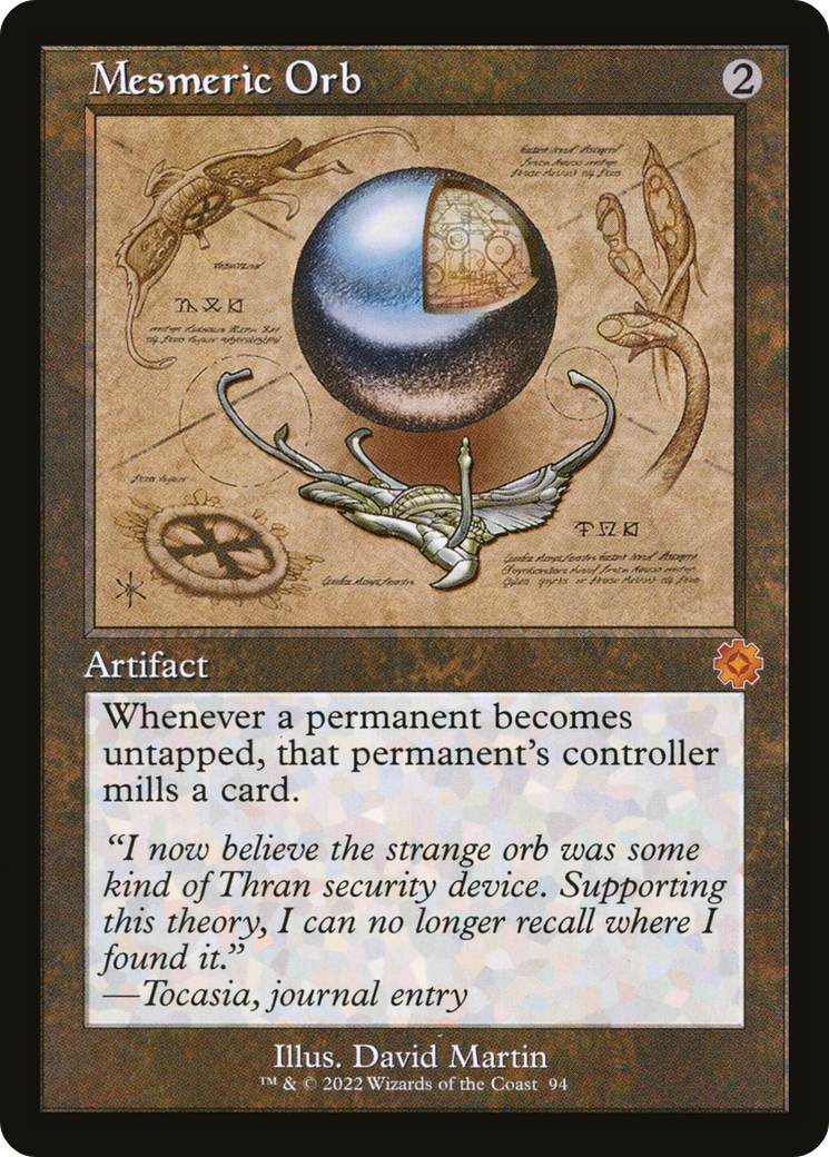 Mesmeric Orb (Retro Schematic)(CHN) [The Brothers' War Retro Artifacts] | Shuffle n Cut Hobbies & Games