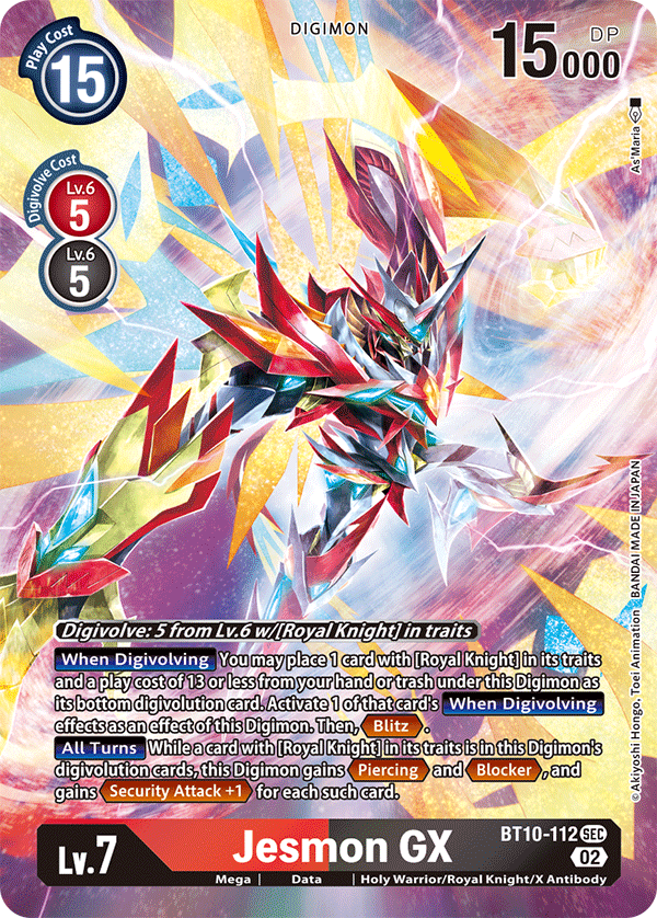 Jesmon GX [BT10-112] (Alternate Art) [Xros Encounter] | Shuffle n Cut Hobbies & Games