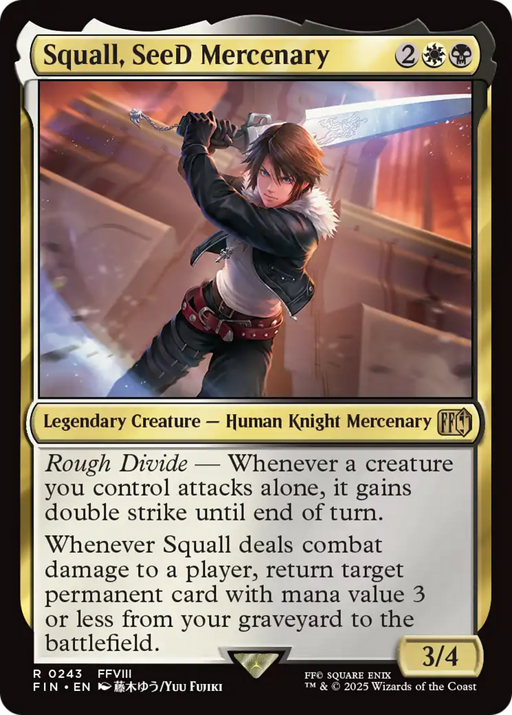 Squall, SeeD Mercenary [FINAL FANTASY] | Shuffle n Cut Hobbies & Games