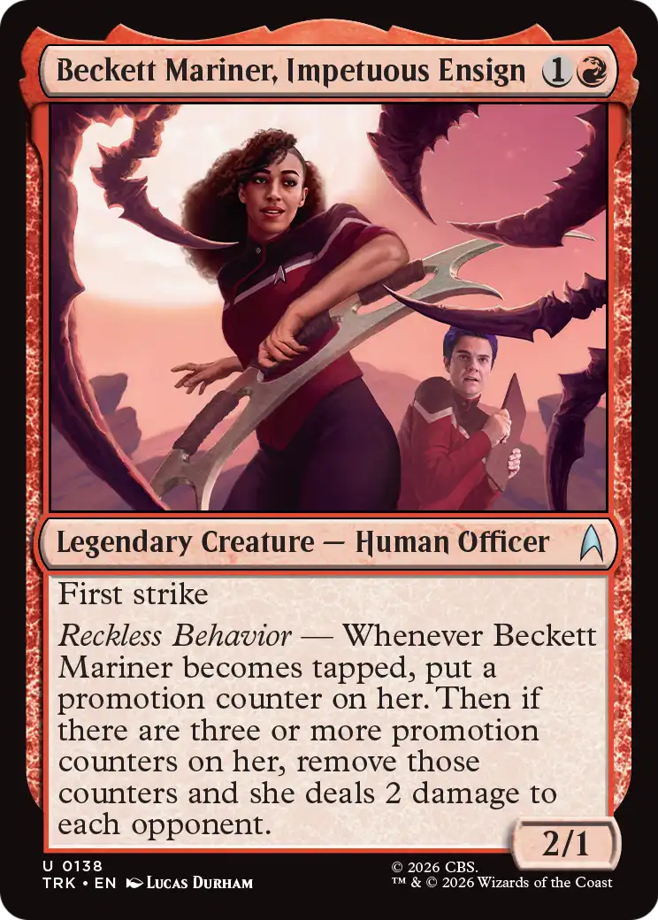 Beckett Mariner, Impetuous Ensign [Star Trek] | Shuffle n Cut Hobbies & Games