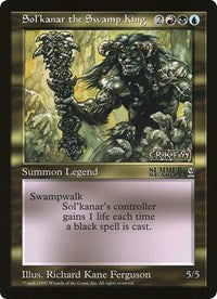 Sol'kanar the Swamp King (Oversized) [Oversize Cards] | Shuffle n Cut Hobbies & Games
