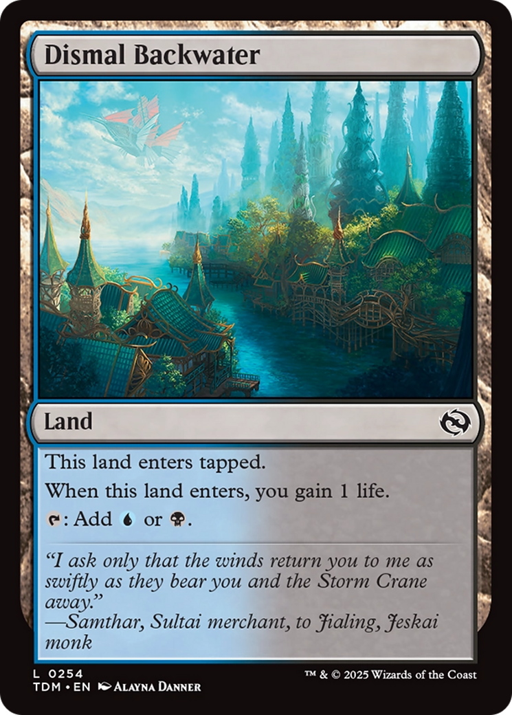 Dismal Backwater [Tarkir: Dragonstorm] | Shuffle n Cut Hobbies & Games