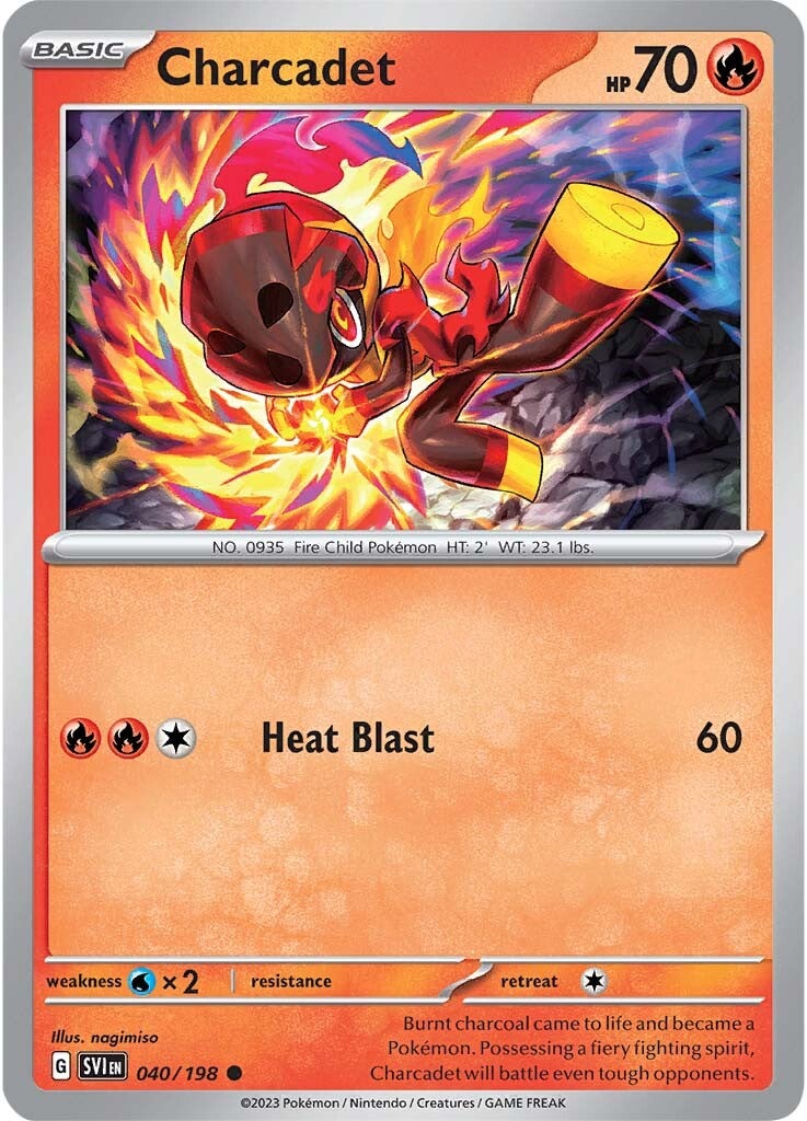 Charcadet (040/198) [Scarlet & Violet: Base Set] | Shuffle n Cut Hobbies & Games