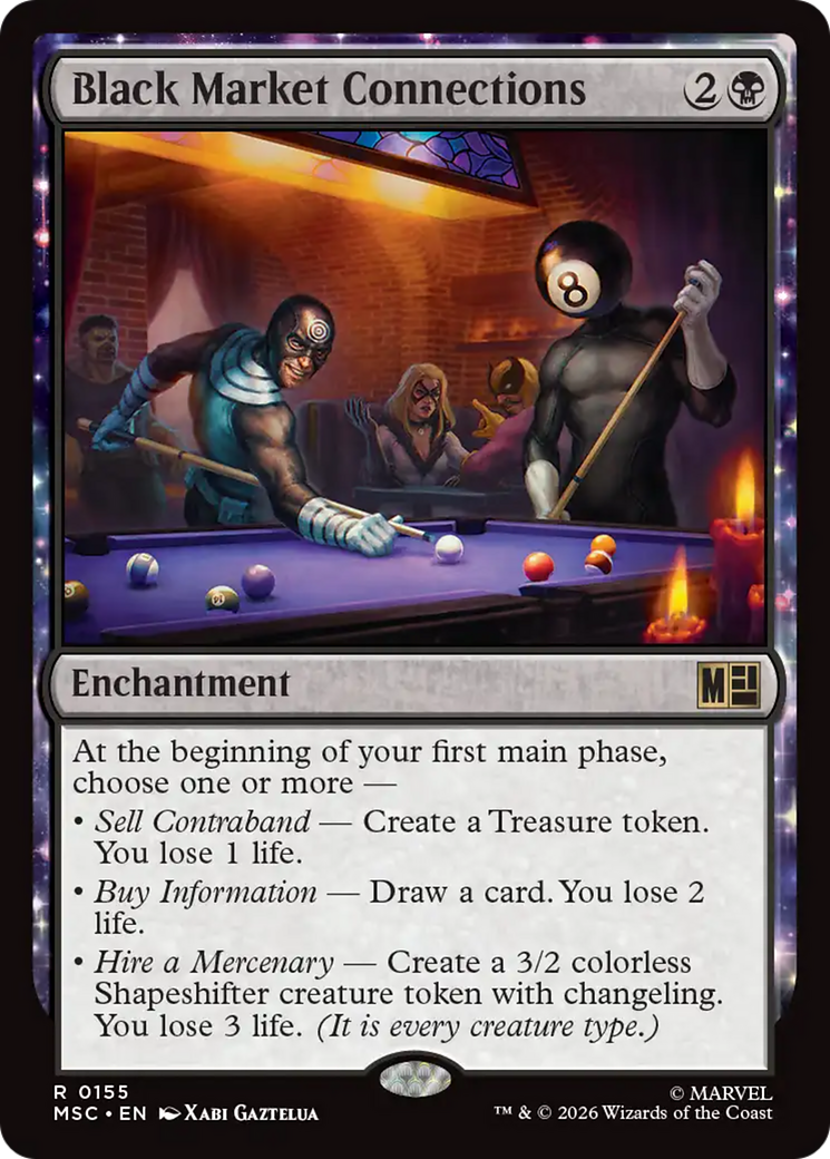 Black Market Connections [Marvel Super Heroes Commander] | Shuffle n Cut Hobbies & Games