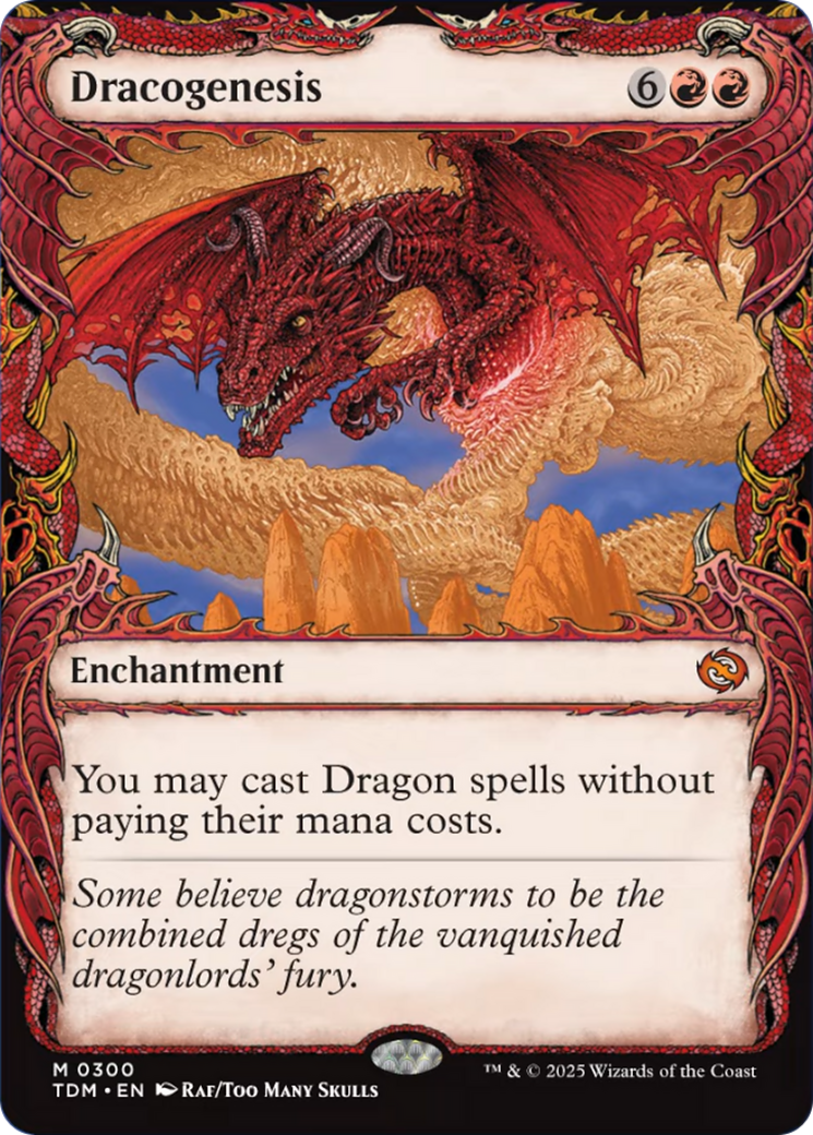 Dracogenesis (0300) (Showcase) [Tarkir: Dragonstorm] | Shuffle n Cut Hobbies & Games