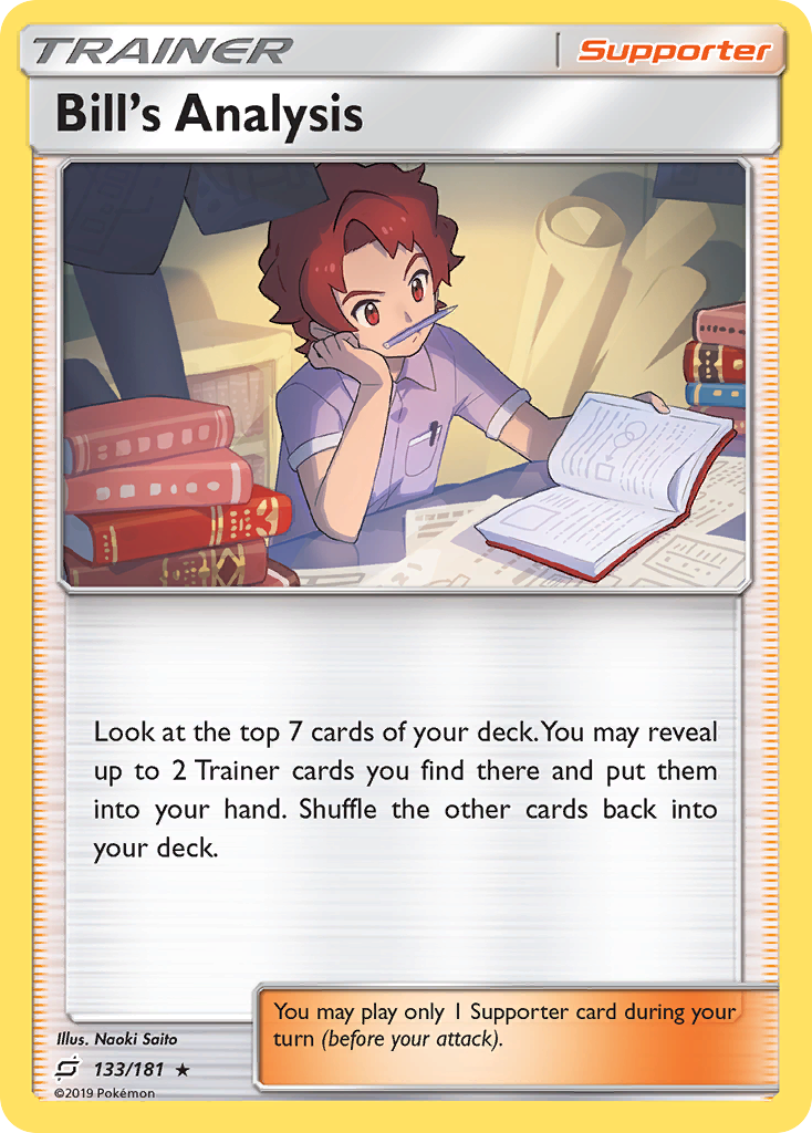 Bill's Analysis (133/181) [Sun & Moon: Team Up] | Shuffle n Cut Hobbies & Games