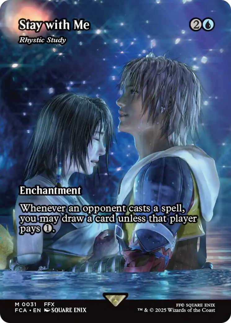 Stay with Me - Rhystic Study (Showcase) [FINAL FANTASY : Through the Ages] | Shuffle n Cut Hobbies & Games