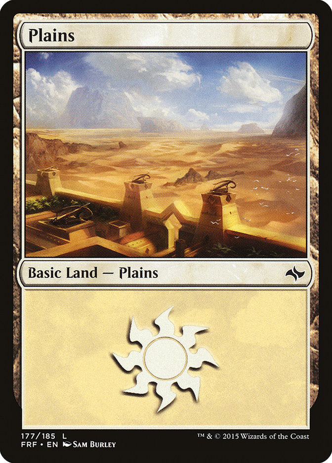 Plains (177) [Fate Reforged] | Shuffle n Cut Hobbies & Games