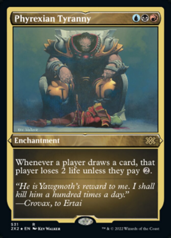 Phyrexian Tyranny (Foil Etched) [Double Masters 2022] | Shuffle n Cut Hobbies & Games