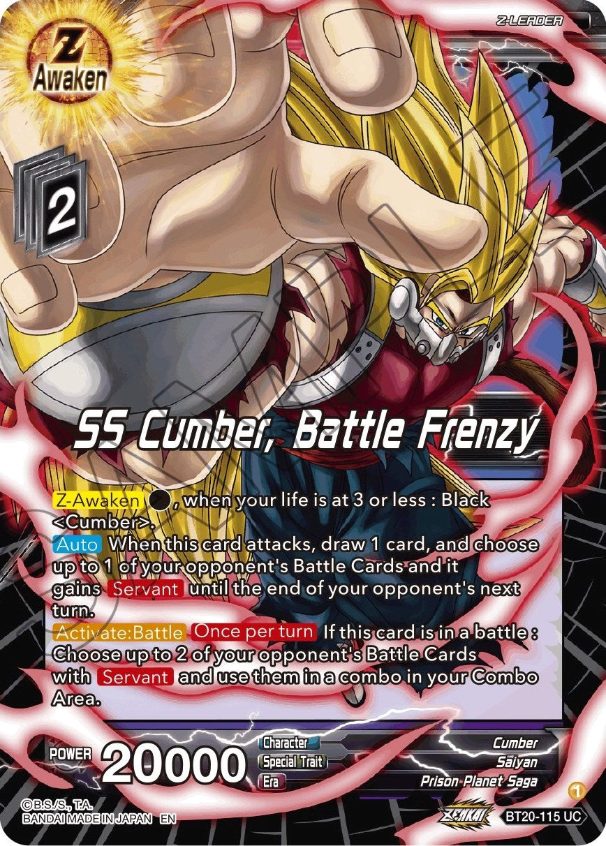 SS Cumber, Battle Frenzy (BT20-115) [Power Absorbed] | Shuffle n Cut Hobbies & Games