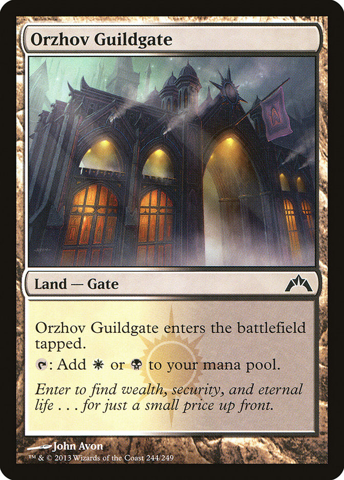 Orzhov Guildgate [Gatecrash] | Shuffle n Cut Hobbies & Games