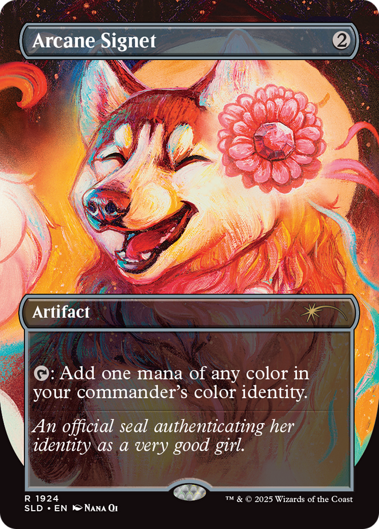 Arcane Signet (1924) (Rainbow Foil) [Secret Lair Drop Series] | Shuffle n Cut Hobbies & Games