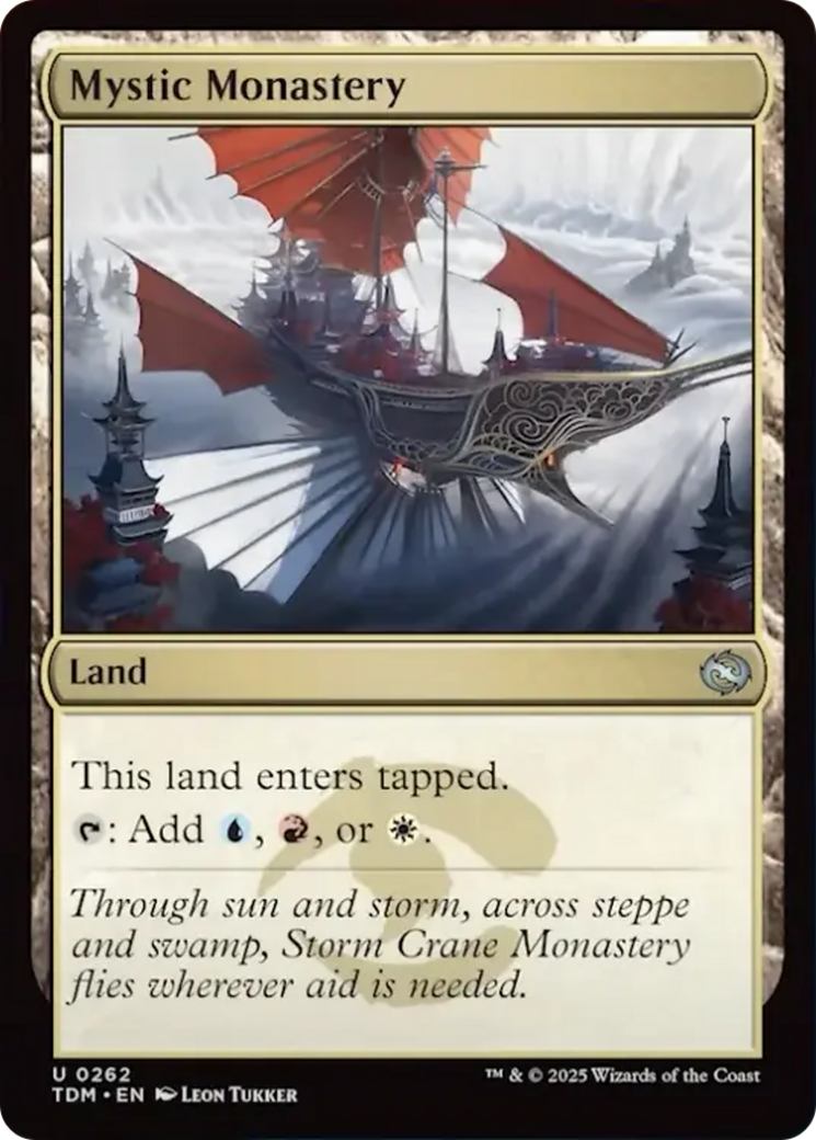 Mystic Monastery [Tarkir: Dragonstorm] | Shuffle n Cut Hobbies & Games