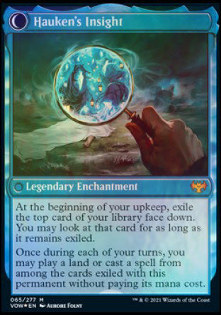 Jacob Hauken, Inspector // Hauken's Insight [Innistrad: Crimson Vow Prerelease Promos] | Shuffle n Cut Hobbies & Games