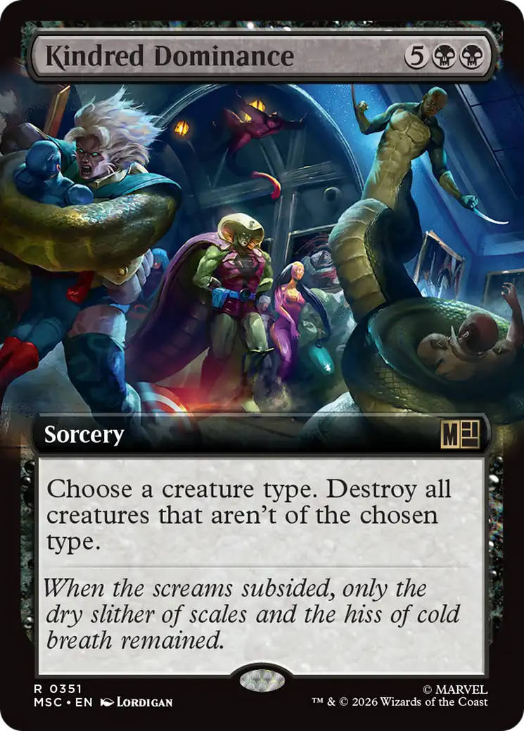 Kindred Dominance (Extended Art) [Marvel Super Heroes Commander] | Shuffle n Cut Hobbies & Games