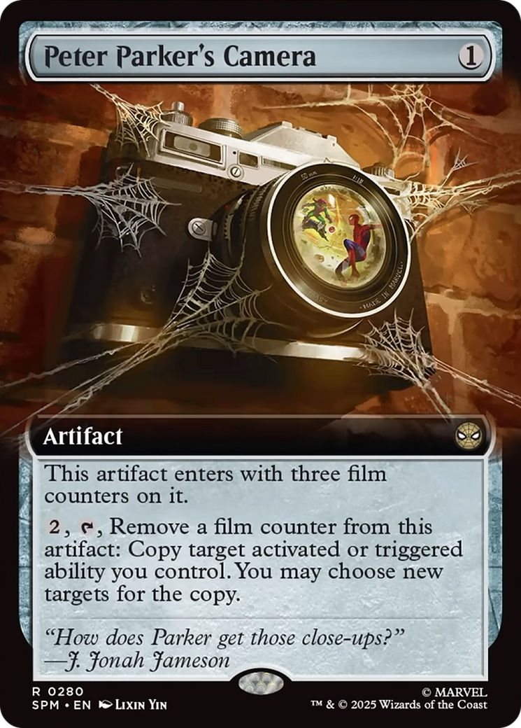 Peter Parker's Camera (Extended Art) [Marvel's Spider-Man] | Shuffle n Cut Hobbies & Games