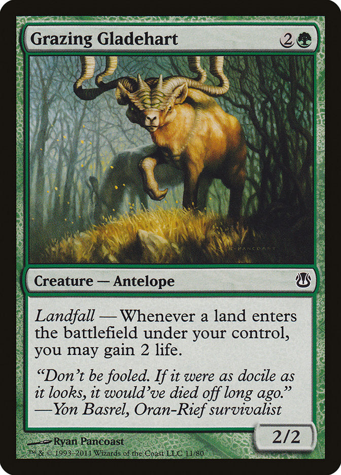 Grazing Gladehart [Duel Decks: Ajani vs. Nicol Bolas] | Shuffle n Cut Hobbies & Games