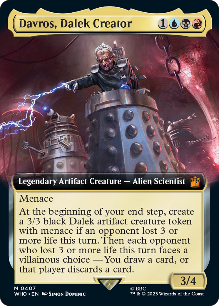 Davros, Dalek Creator (Extended Art) [Doctor Who] | Shuffle n Cut Hobbies & Games