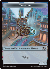 Thopter (0009) // Treasure Double-Sided Token [Aetherdrift Tokens] | Shuffle n Cut Hobbies & Games