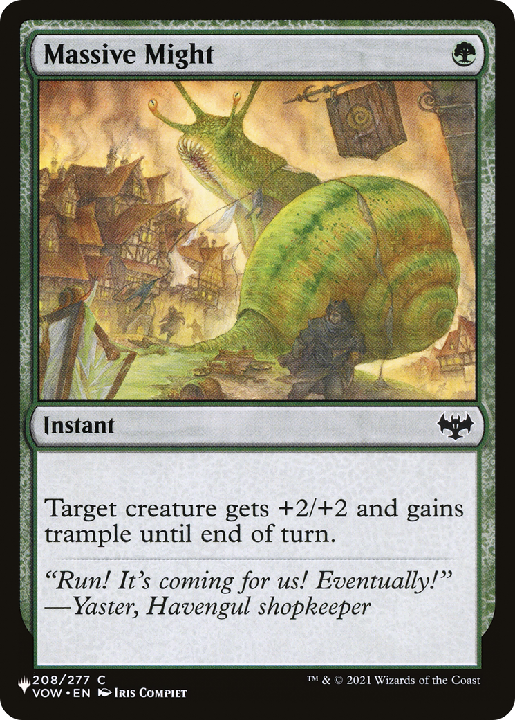 Massive Might [The List] | Shuffle n Cut Hobbies & Games