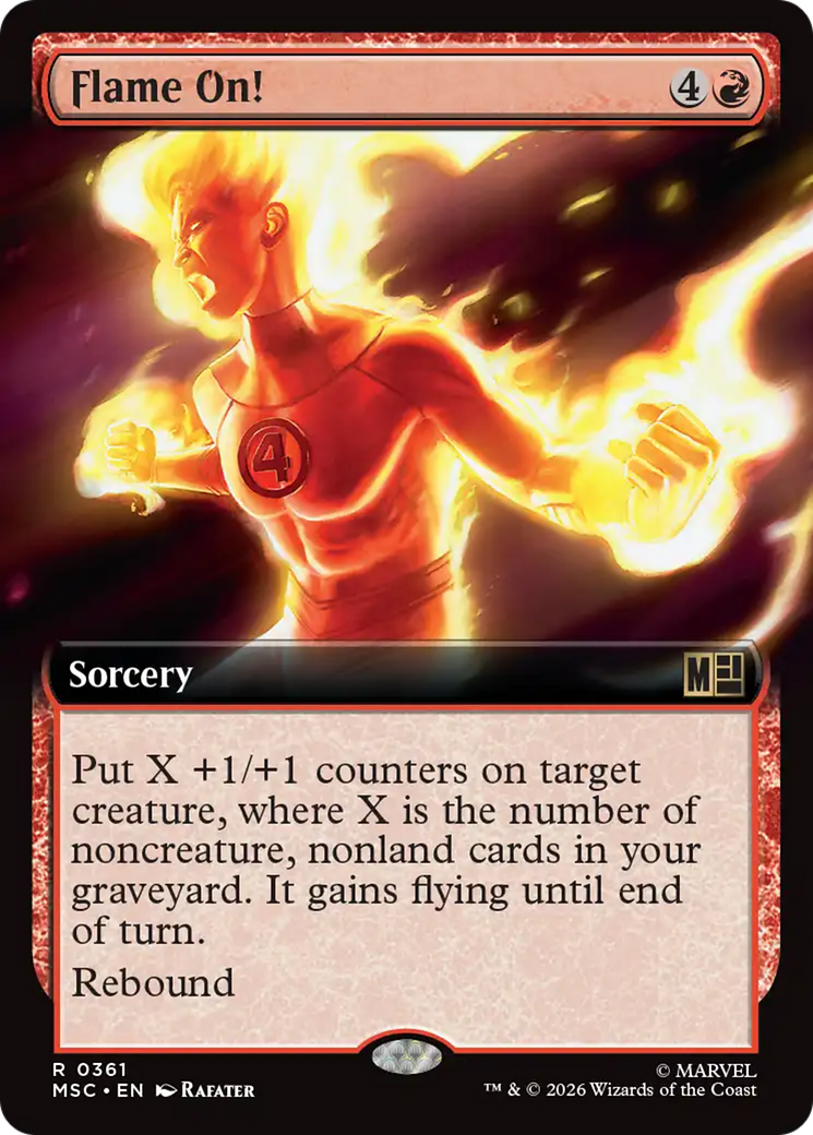 Flame On! (Extended Art) [Marvel Super Heroes Commander] | Shuffle n Cut Hobbies & Games