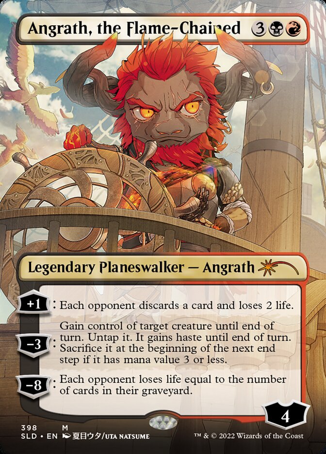 Angrath, the Flame-Chained (Borderless) [Secret Lair Drop Series] | Shuffle n Cut Hobbies & Games