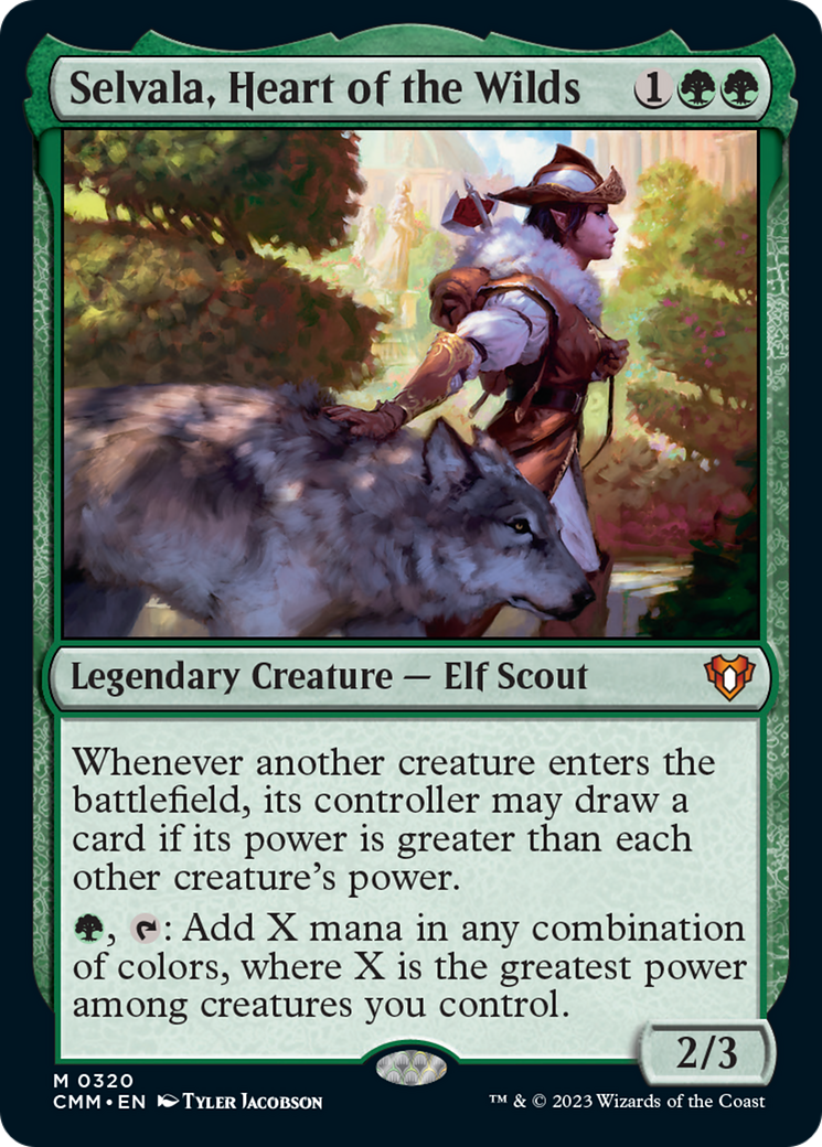 Selvala, Heart of the Wilds [Commander Masters] | Shuffle n Cut Hobbies & Games