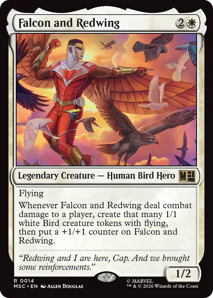 Falcon and Redwing [Marvel Super Heroes Commander] | Shuffle n Cut Hobbies & Games