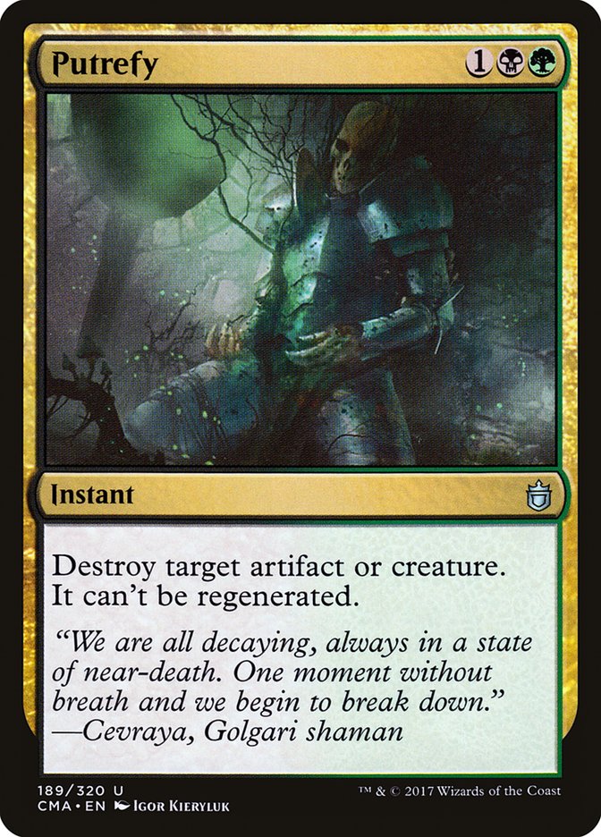 Putrefy [Commander Anthology] | Shuffle n Cut Hobbies & Games